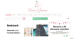 Desktop Screenshot of divine-et-feminine.com